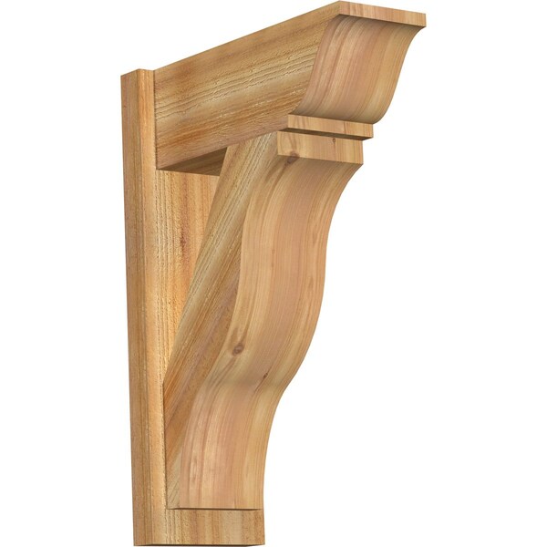 Ekena Millwork Funston Rough Sawn Traditional Outlooker, Western Red Cedar, 8"W x 20"D x 28"H OUT08X20X28FST01RWR - main